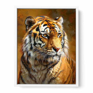Lion Painting Framed Print