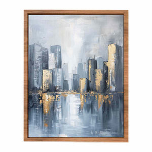Cityscape Tall Buildings Poster