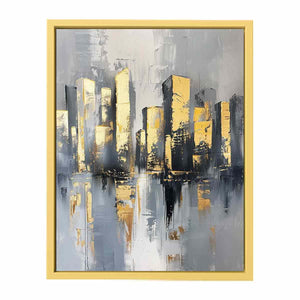 Cityscape Buildings Art Streched canvas