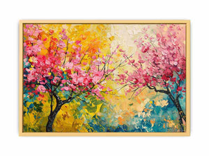 Spring Trees Streched canvas