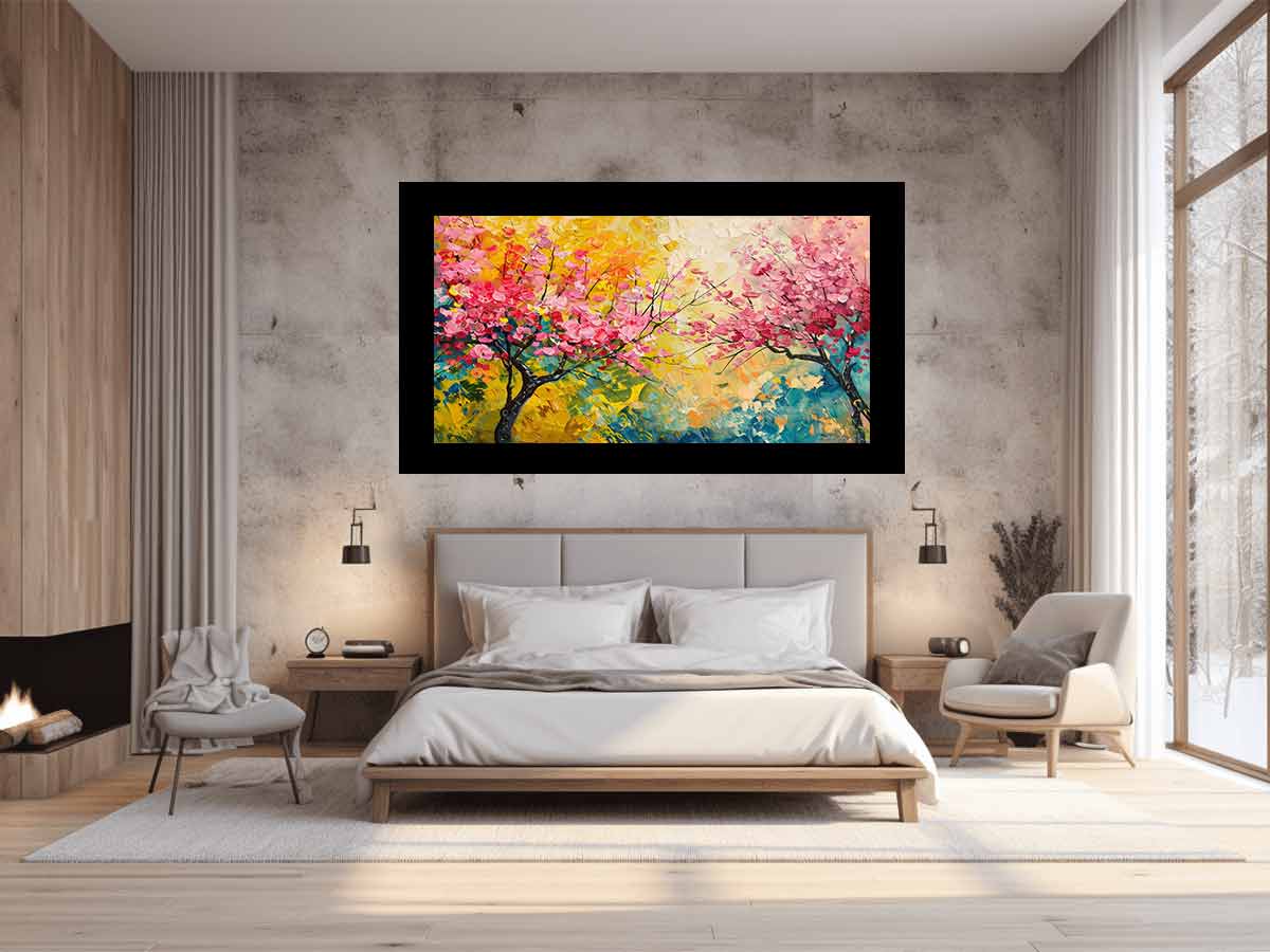 Spring Trees Painting