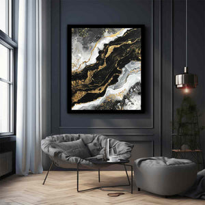 Black Gold Art Painting