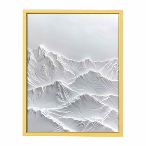 Snow Mountian Painting Streched canvas
