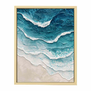 Snow Mountian Painting Art Print