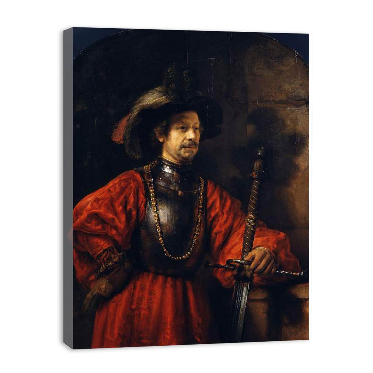 Portrait of a Man in Military Dress