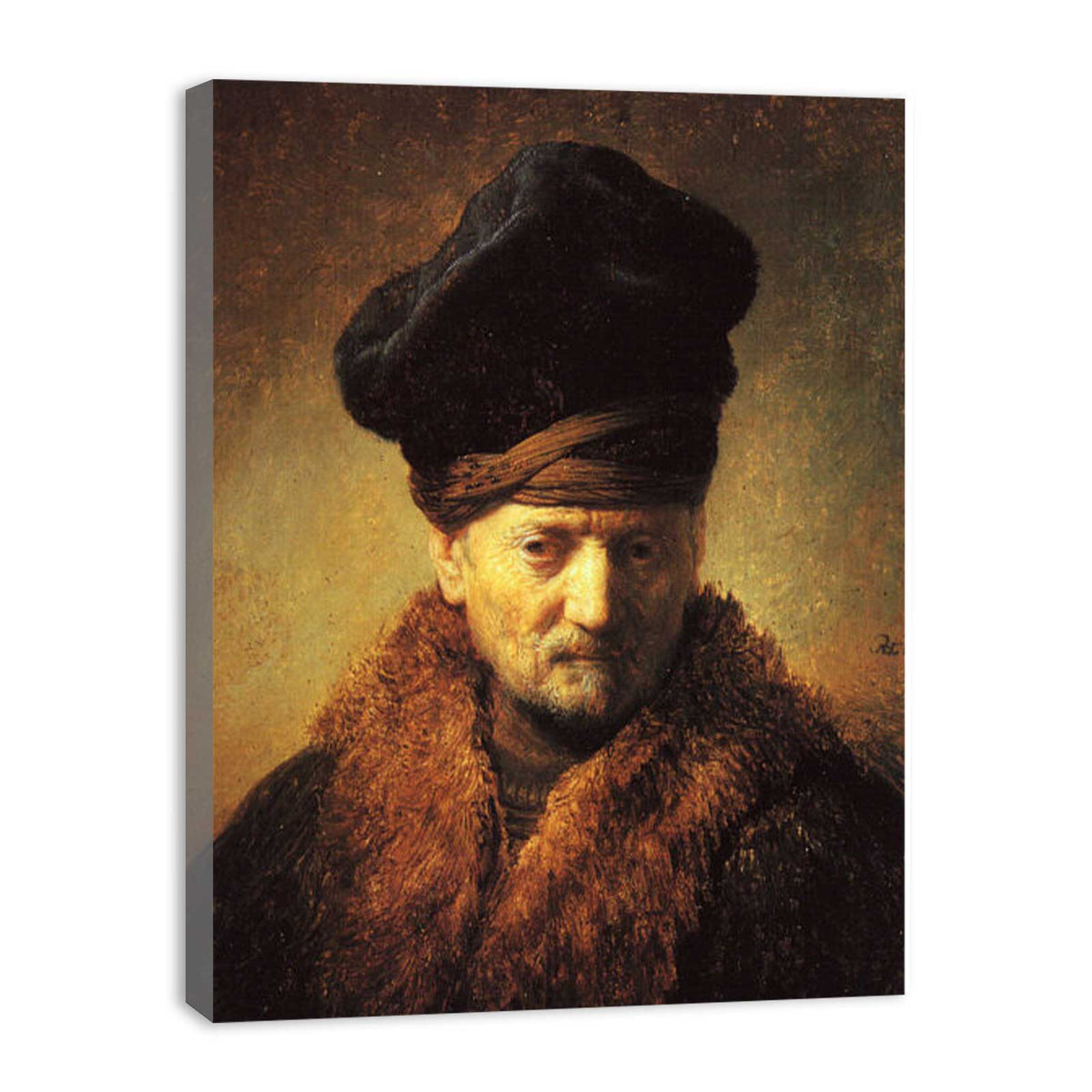 Bust of an Old Man in a Fur Cap 1630