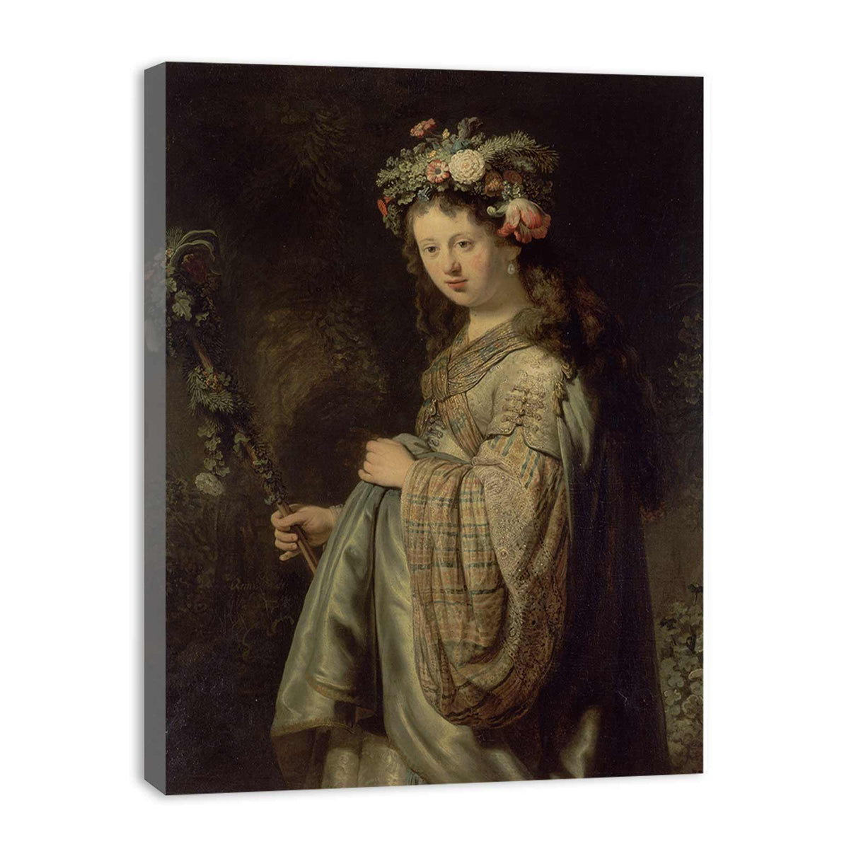 Saskia as Flora 1634