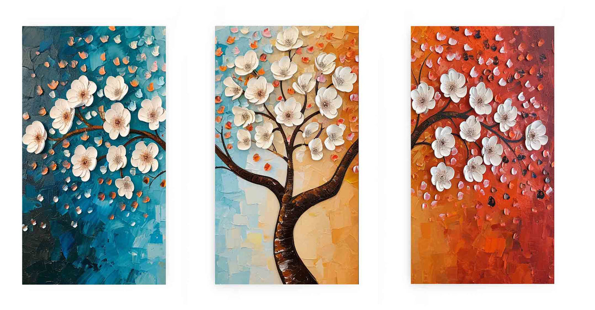 3 piece Tree Painting Set