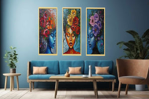 3 Piece women Art Set