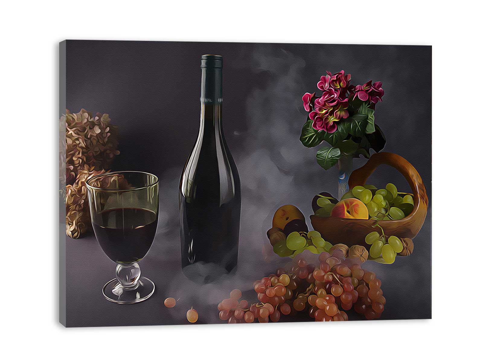 Still Life Wine Painting