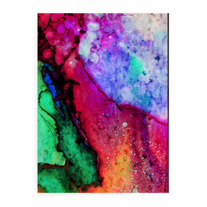Red Blue Green Abstract Painting