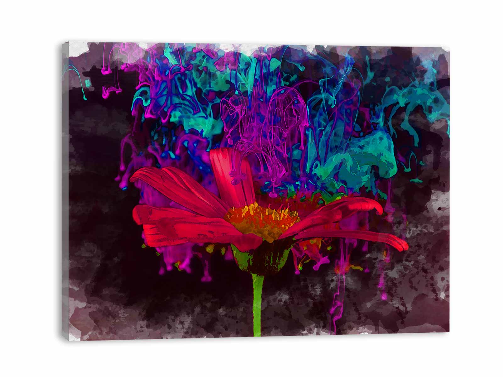 Modern Art Abstract Flower Painting