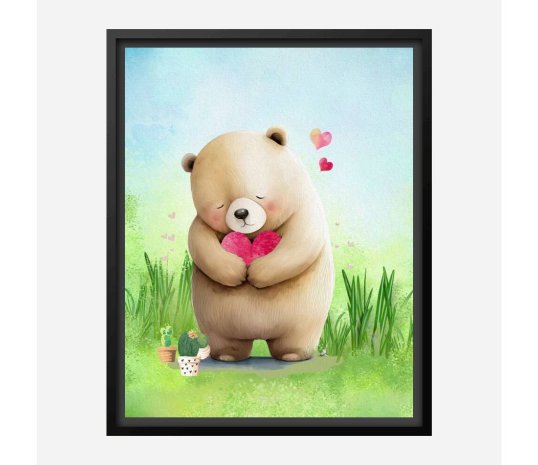 Teddy Bear Painting