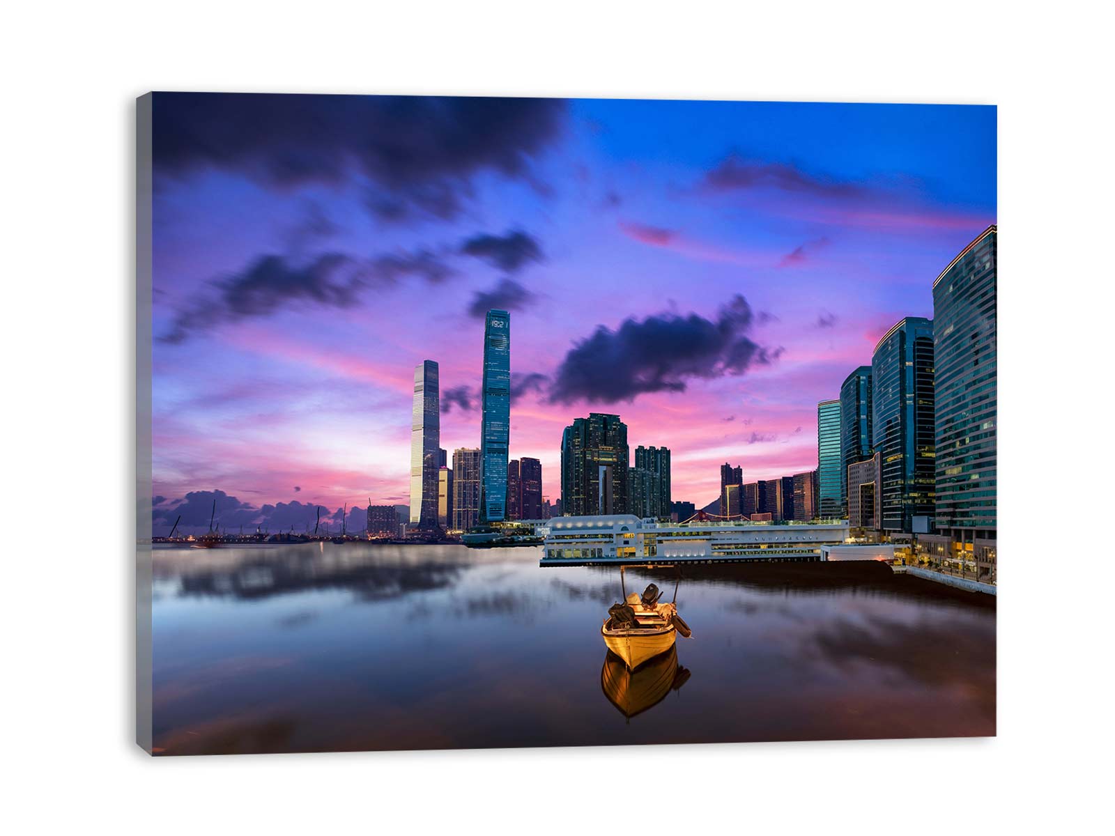 Melbourne City River Painting