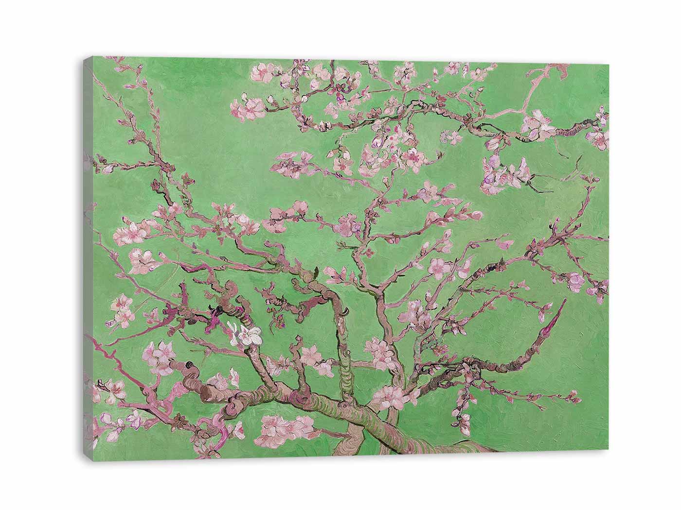 Van Gogh almond blossom Green Painting