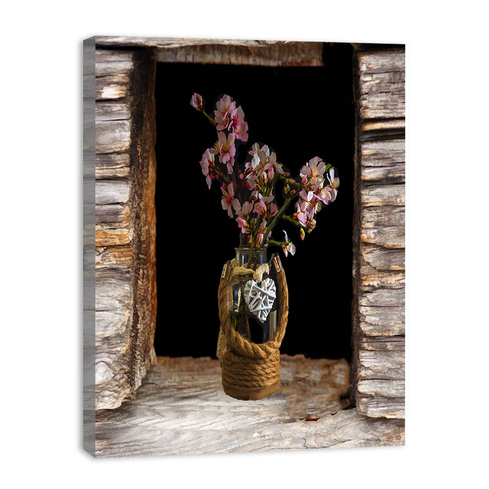 Flower Vase Vintage Painting