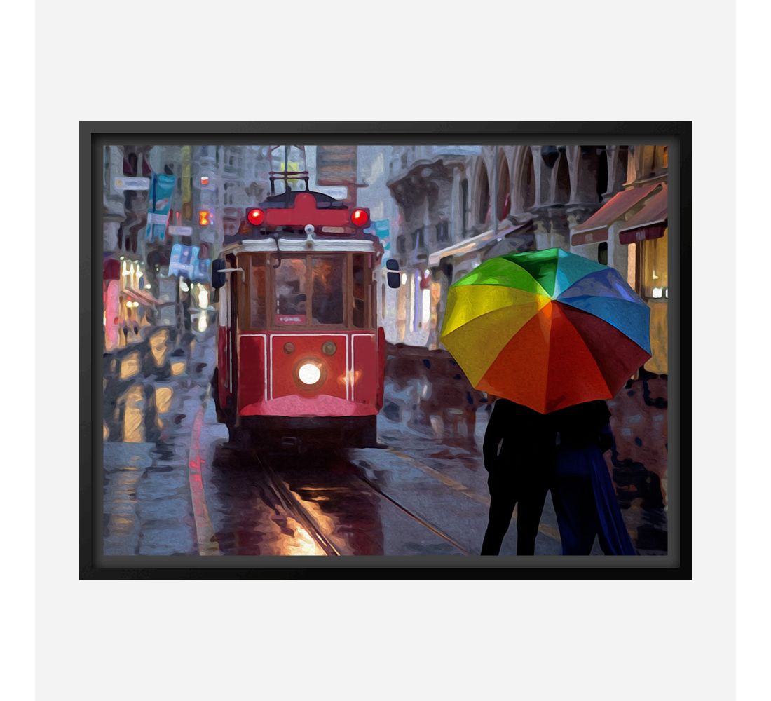 Street Tram Painting