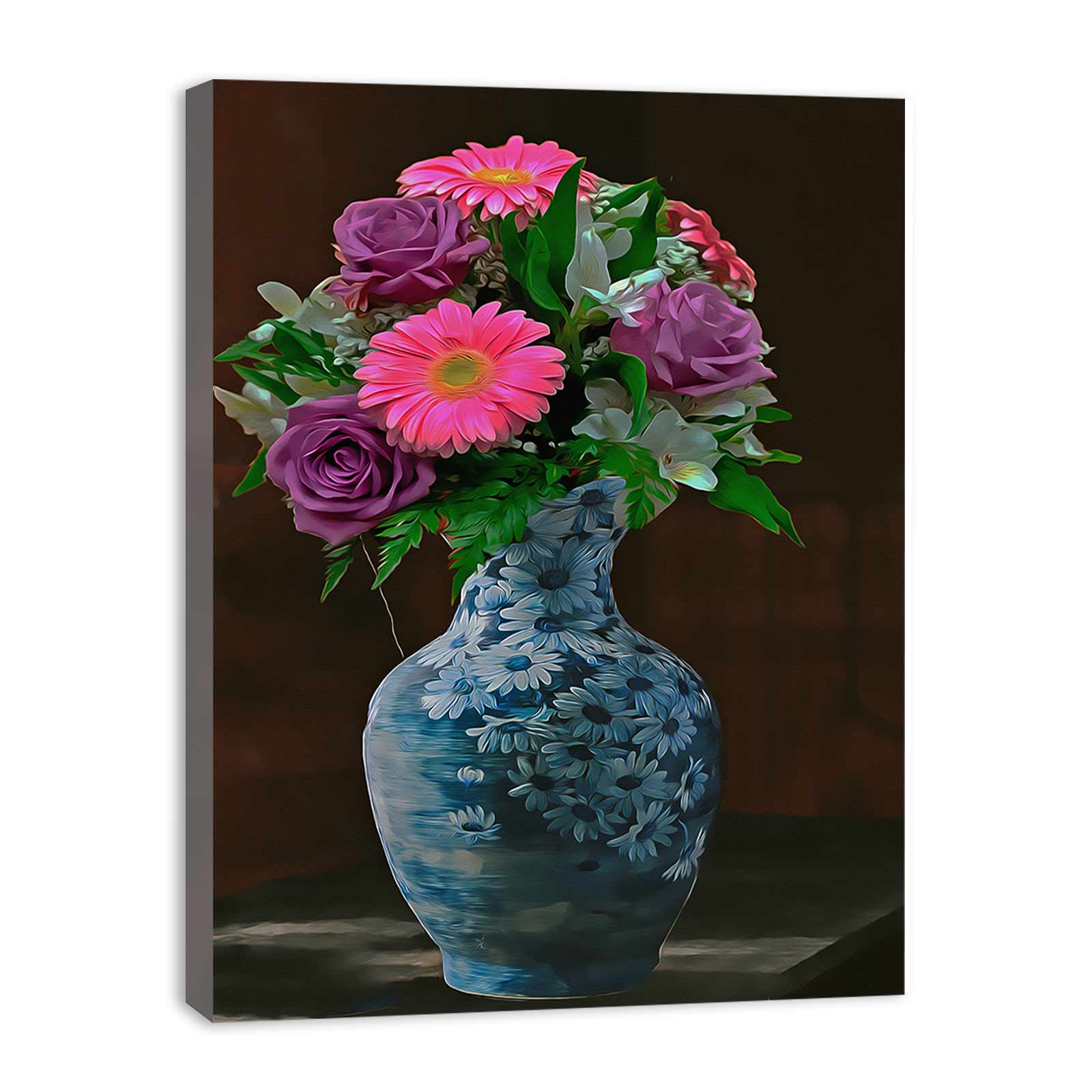 Flower Vase Art Painting