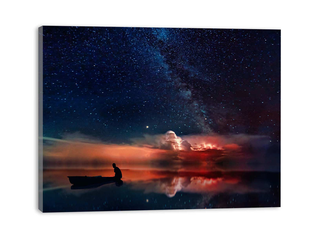 Sky Stars Glaxy Painting