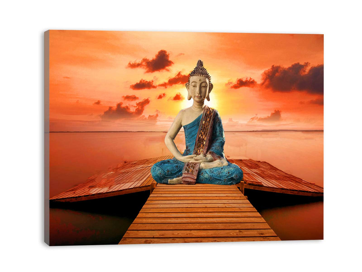 Sunrise Buddha Painting