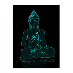 Glow in Dark Buddha Painting