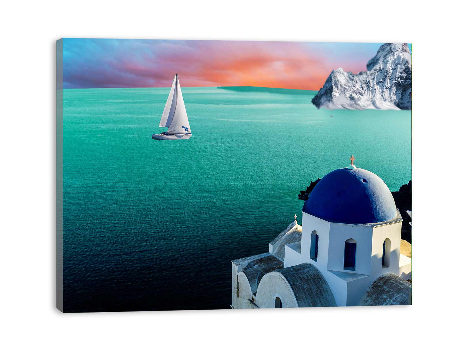 Santorini Greece Painting