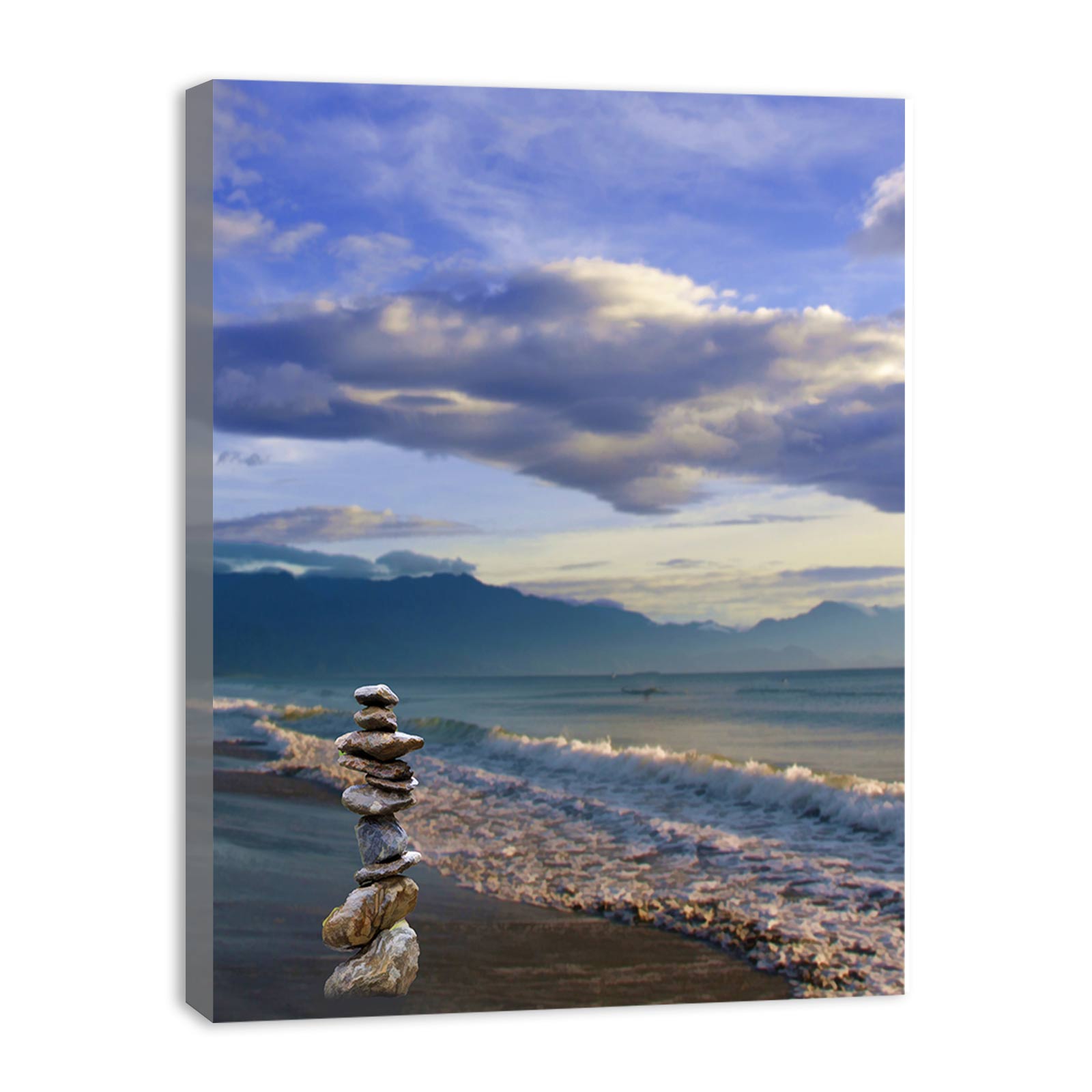 Stacking StonesCloud Painting