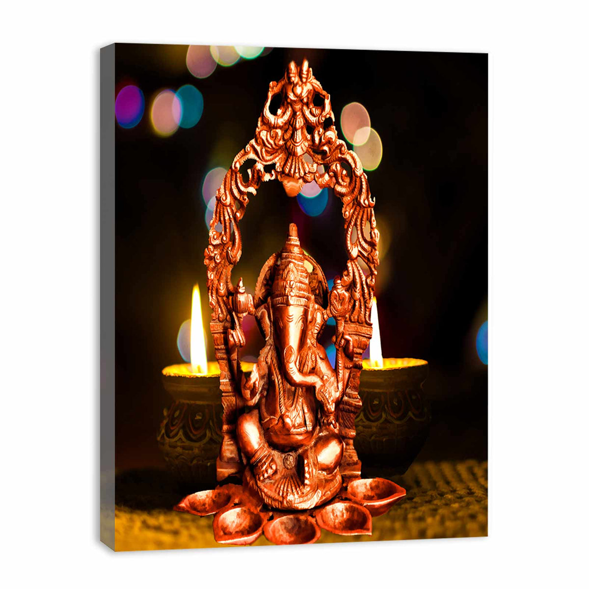 Ganesha Diya Painting