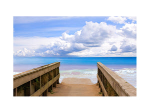 Beach Path to sea Painting