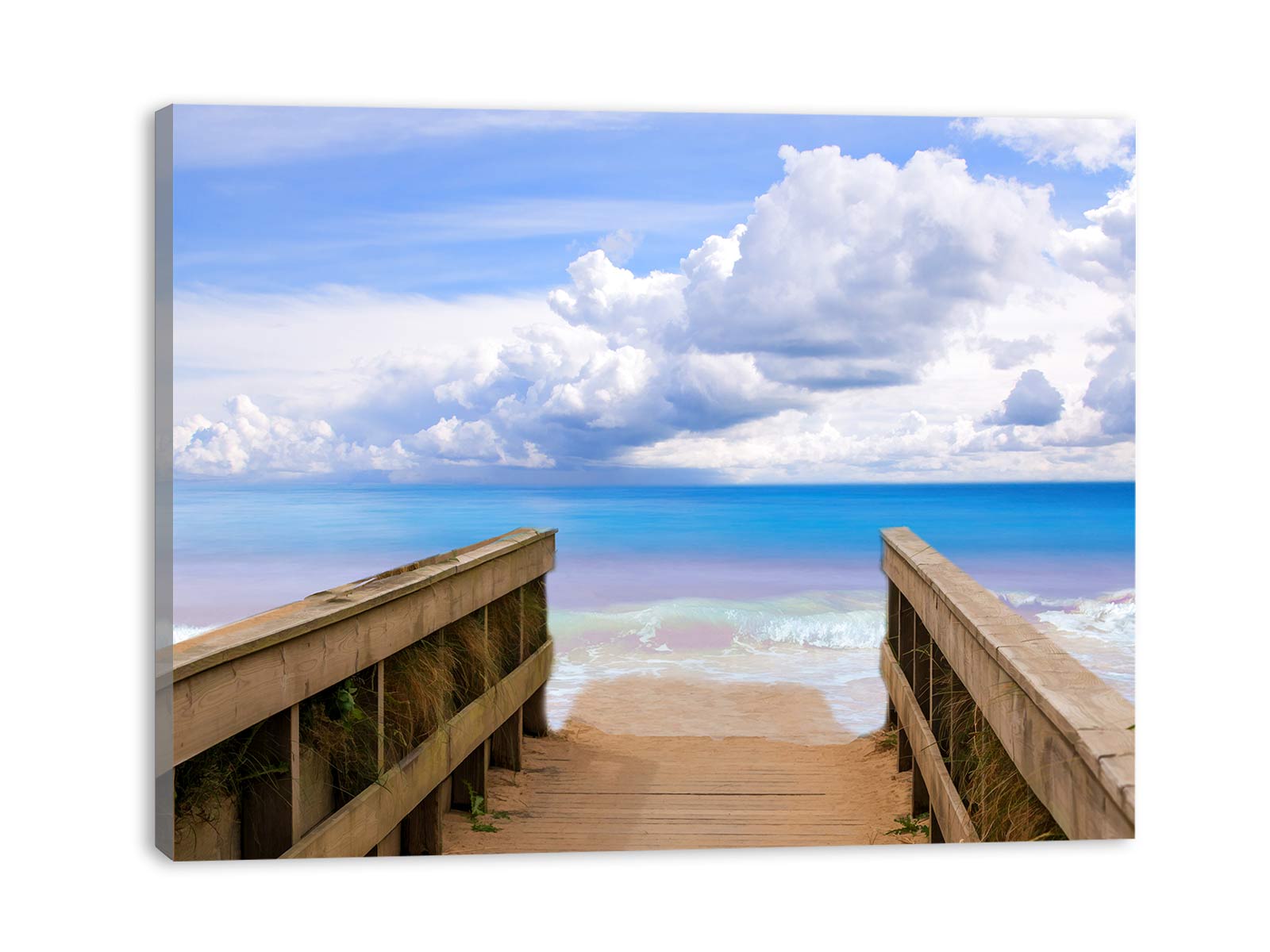 Beach Path to sea Painting