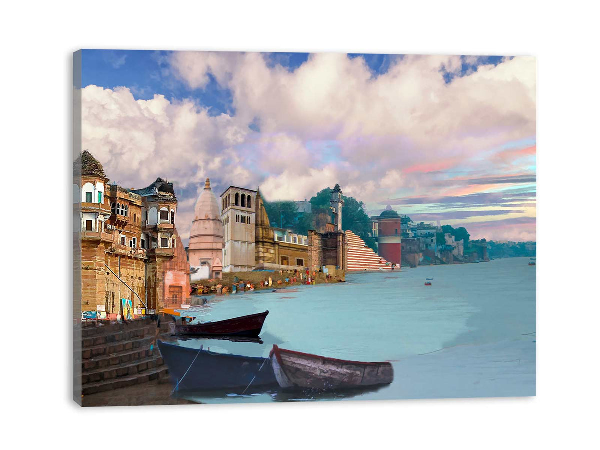 Varanasi Temple Painting