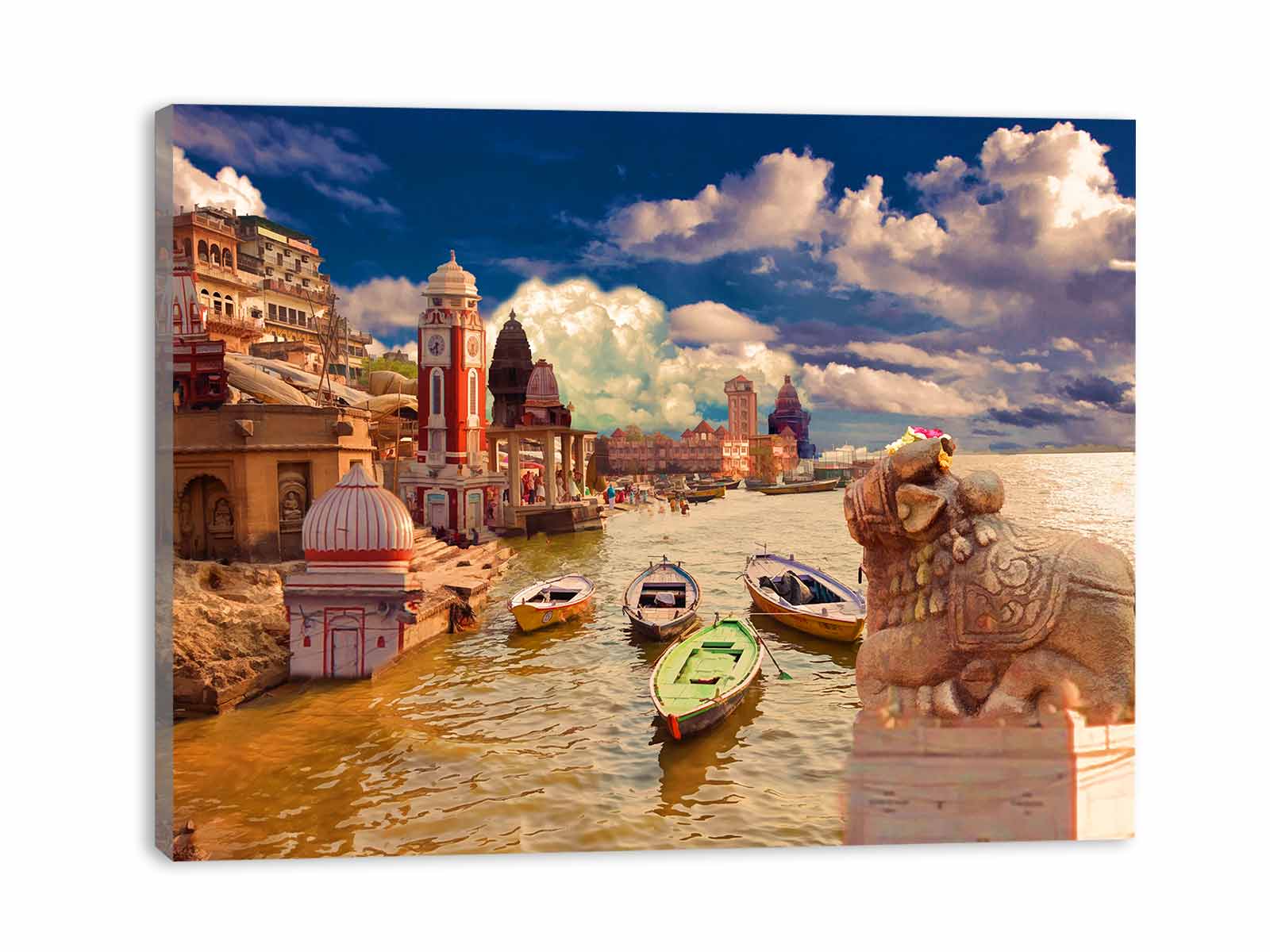 Ganga River Varanasi Painting