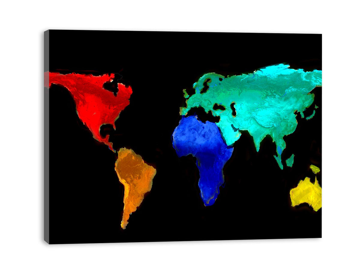 Color Full Worldmap Painting