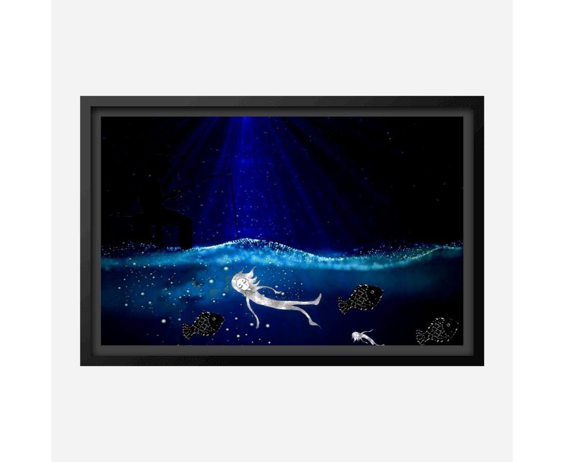 Black Fish Painting