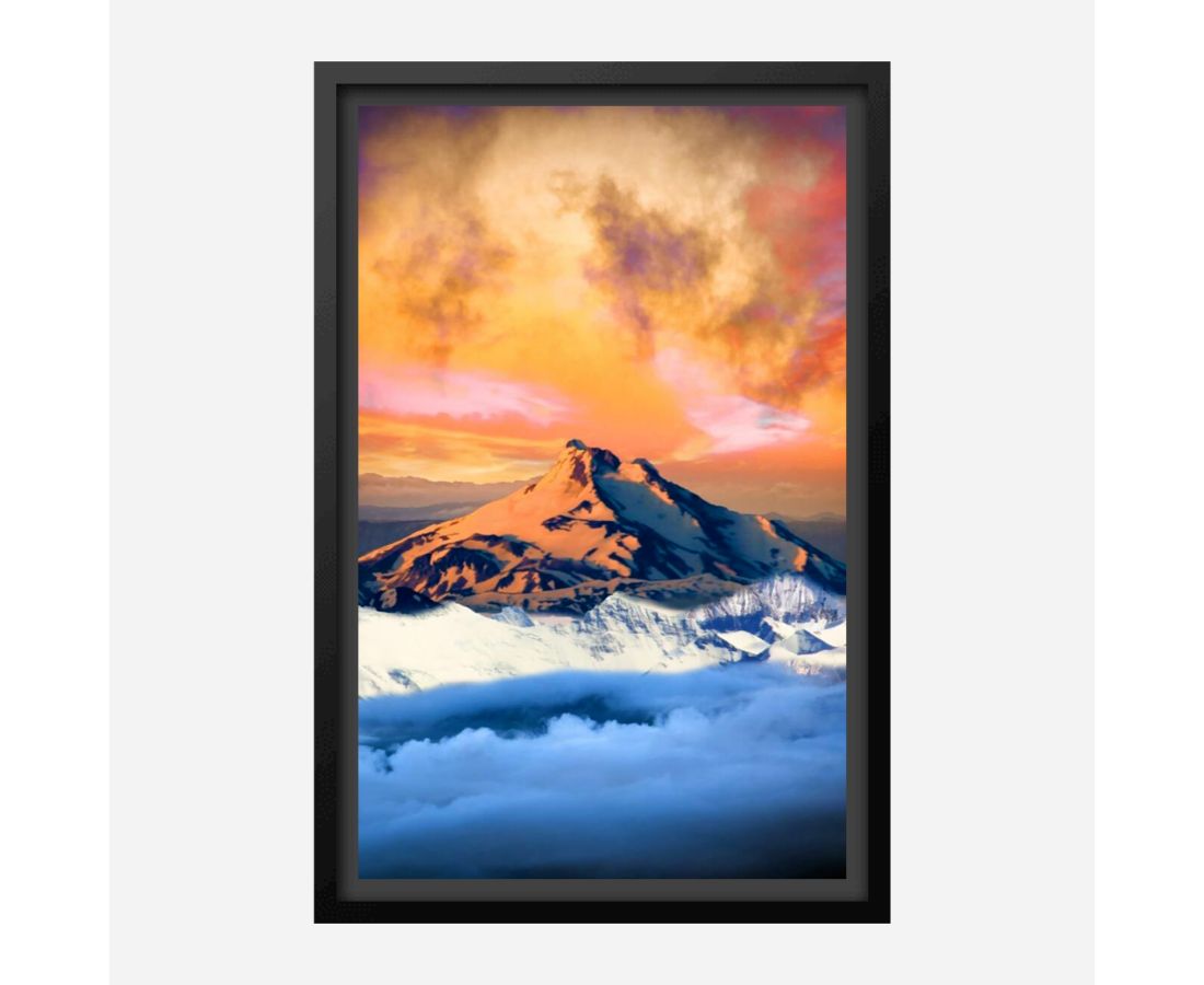 Himalayas Sunset Painting