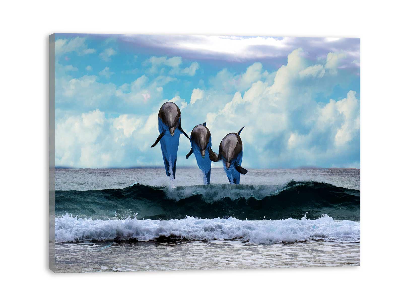 Dolphin Dancing Painting