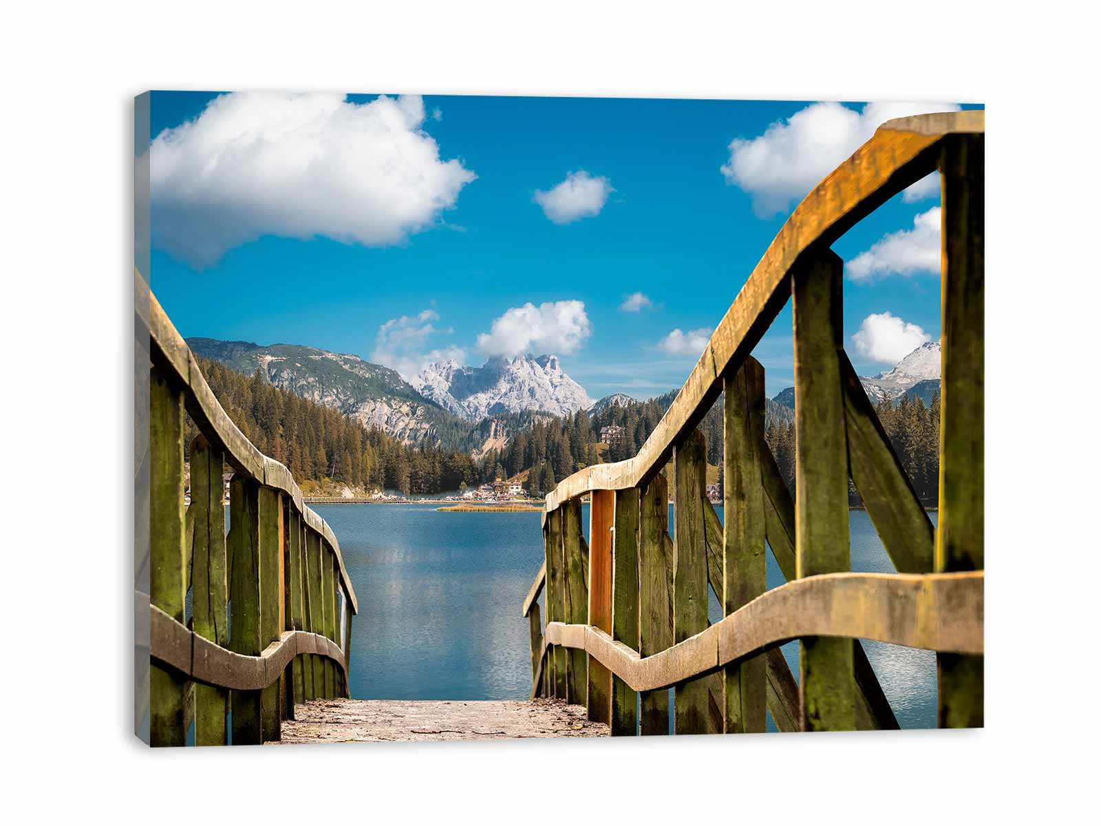 Jetty to lake Painting