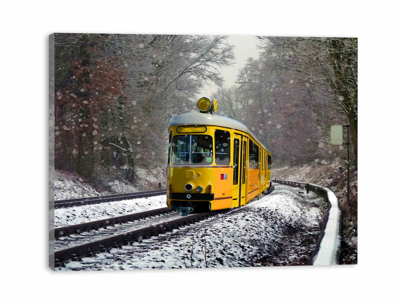 Yellow Tram Painting