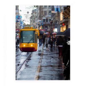 City Tram Painting