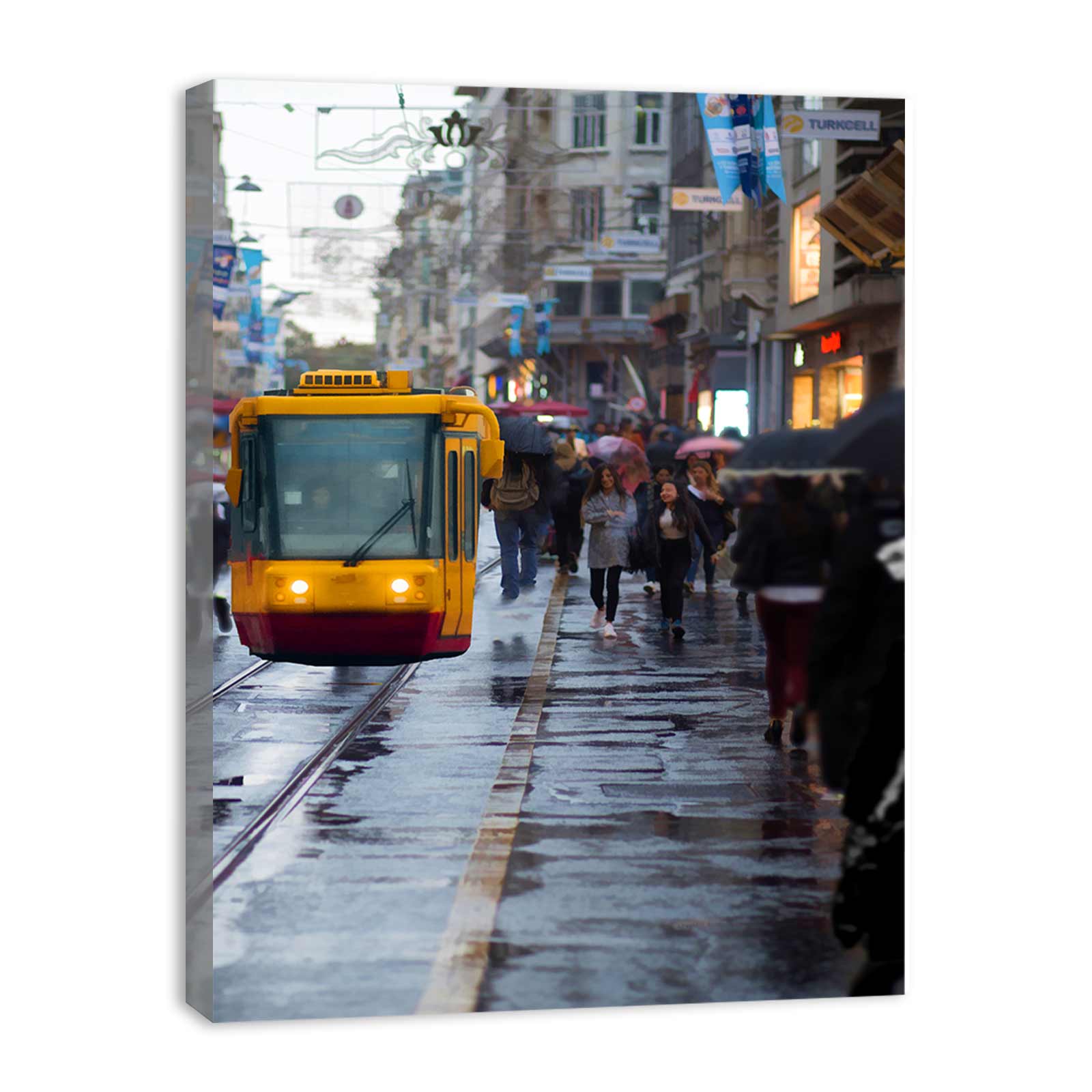 City Tram Painting