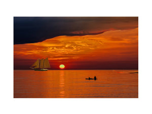 Fisherman and Ship Painting