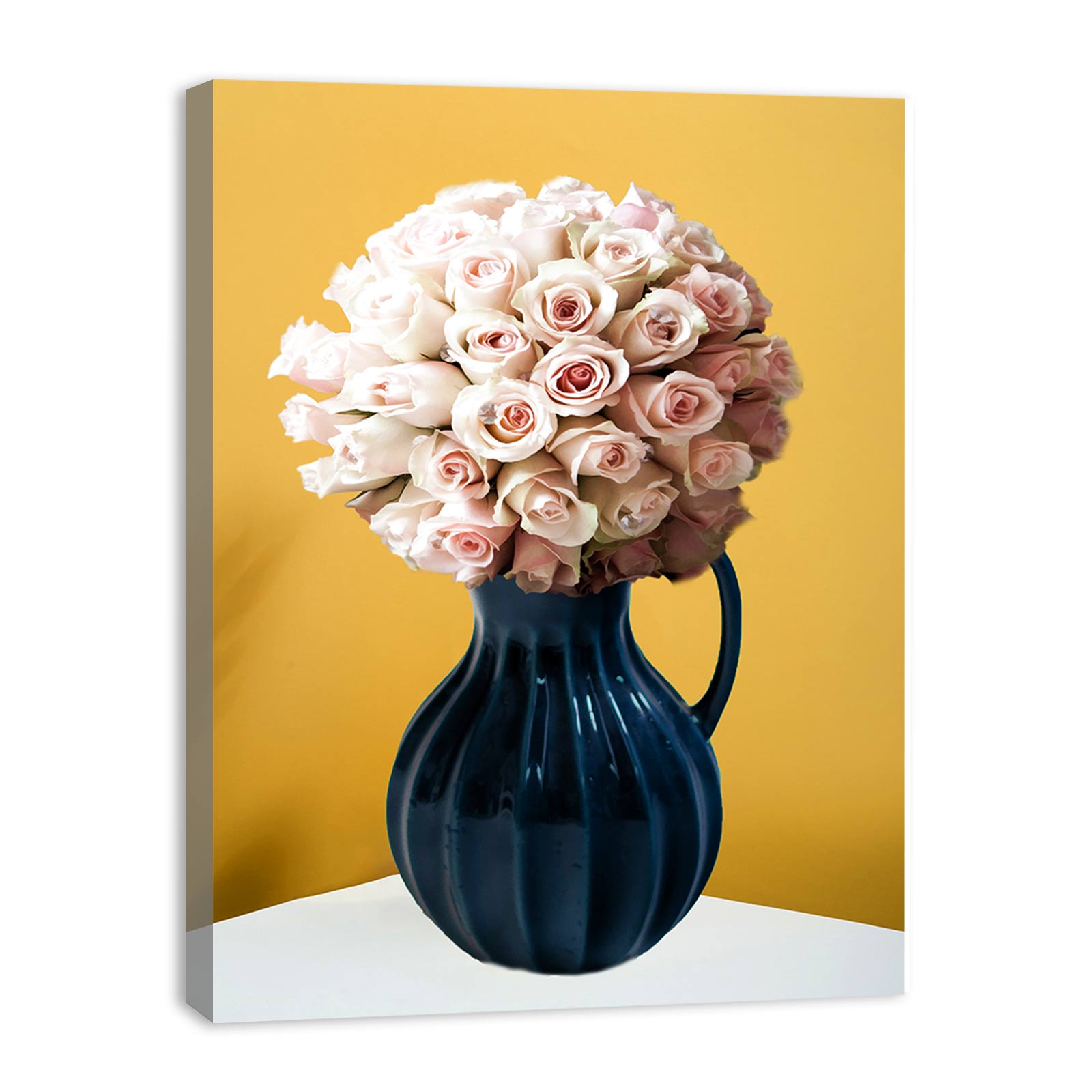 Blue Flower Vase Painting