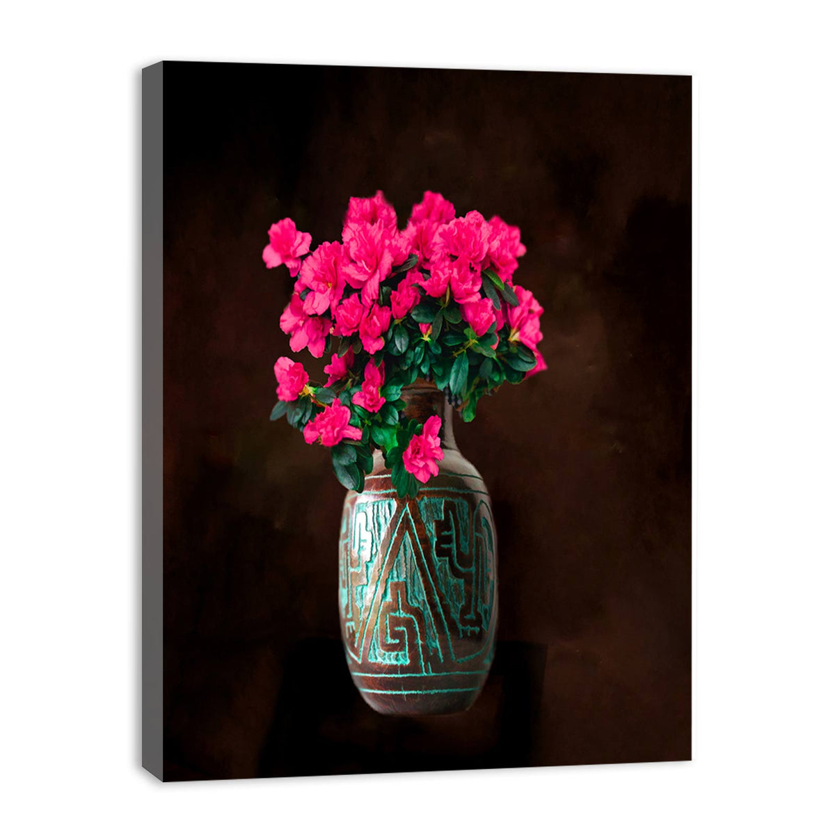 Vintage Vase Flower Painting