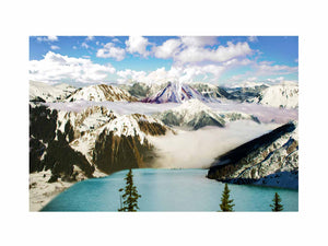Mountain Lake Painting