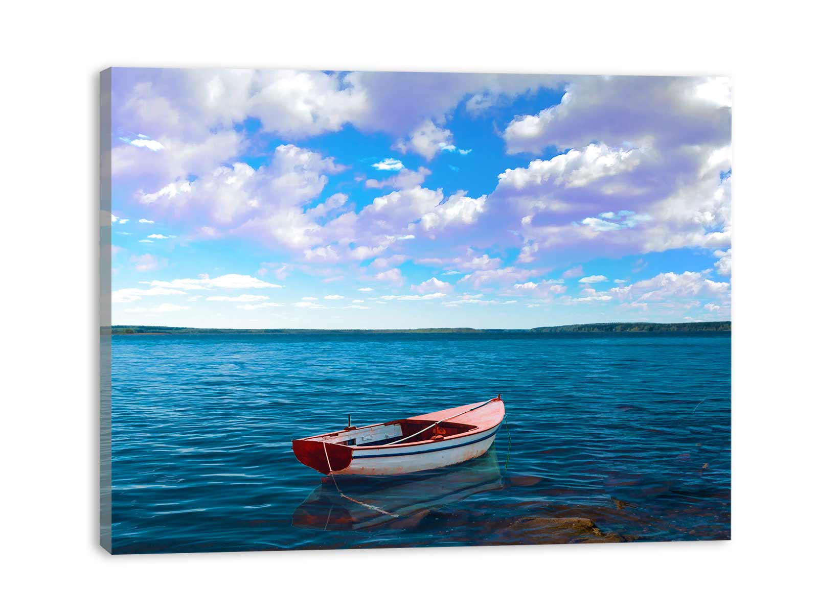 Sea Boat Painting