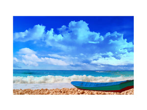 Boat and Sea Painting