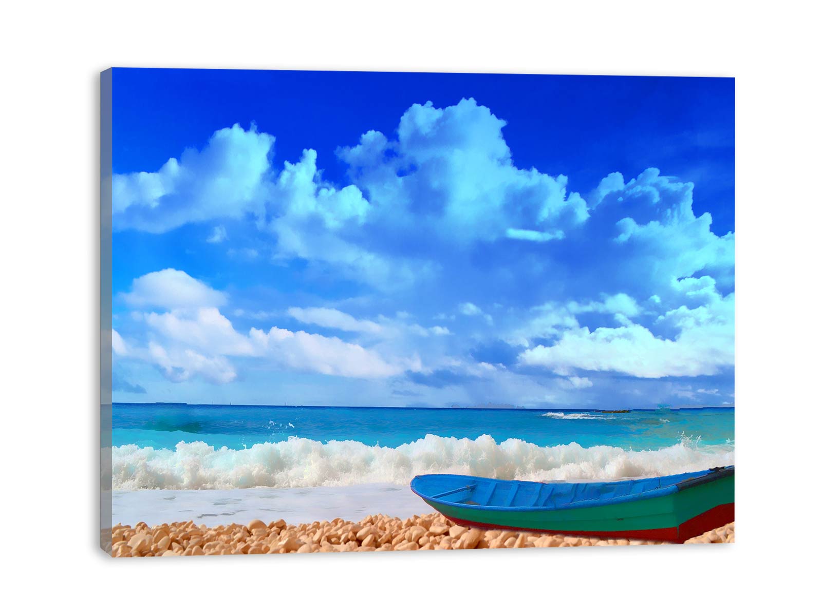 Boat and Sea Painting