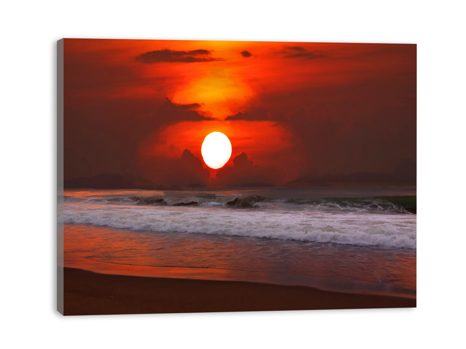 Sea Sunset Painting