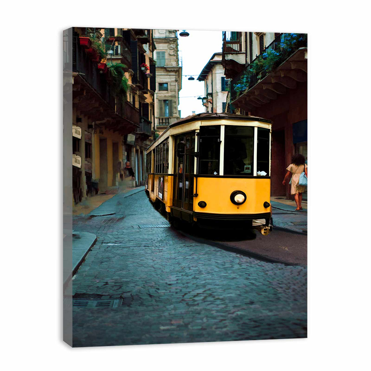 Street Tram Painting