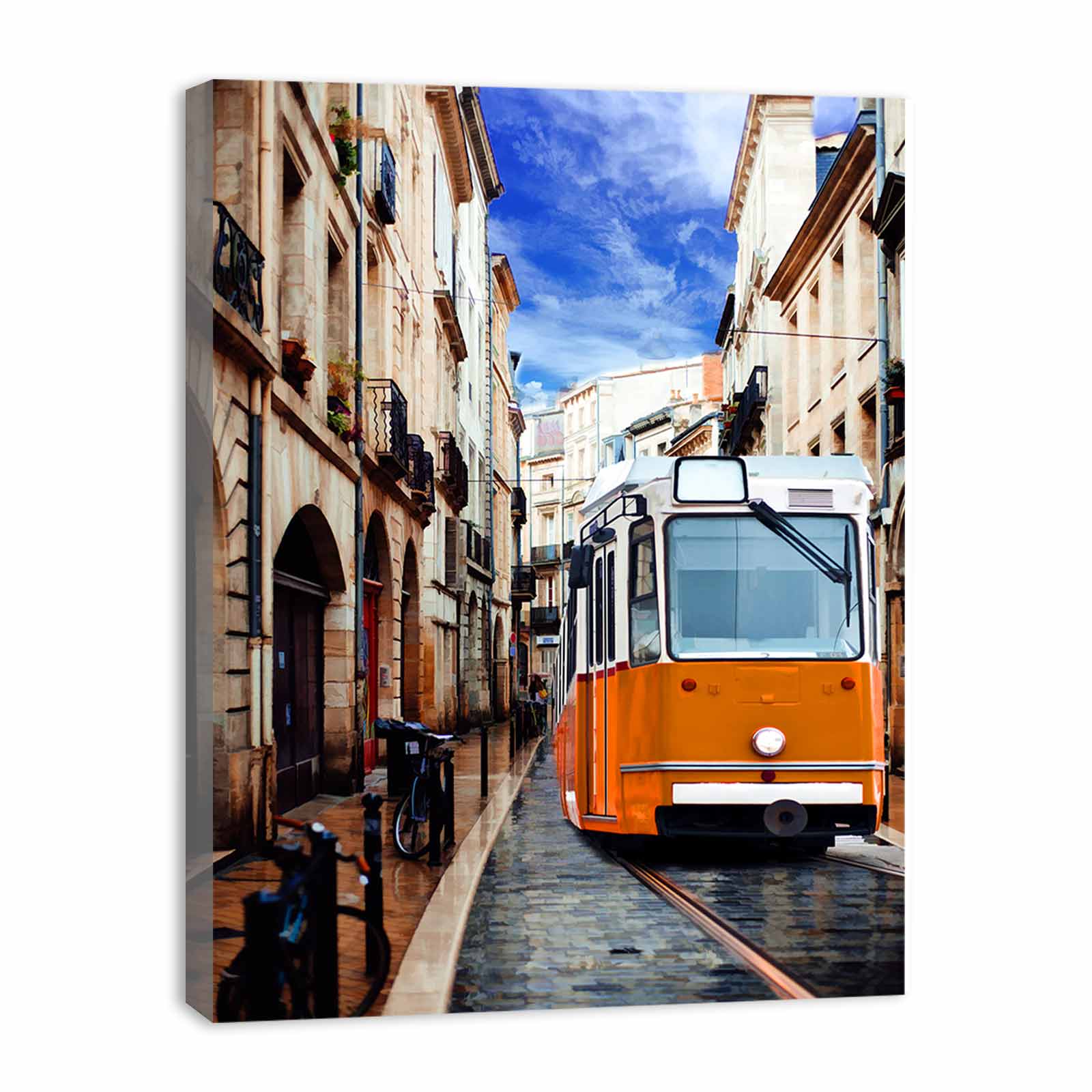 Norway Tram Painting